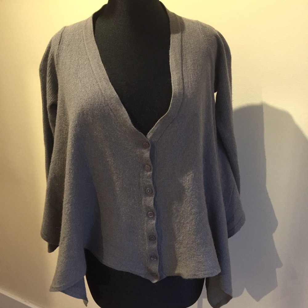 MY TRIBE silk/wool/alpaca cardi (S)